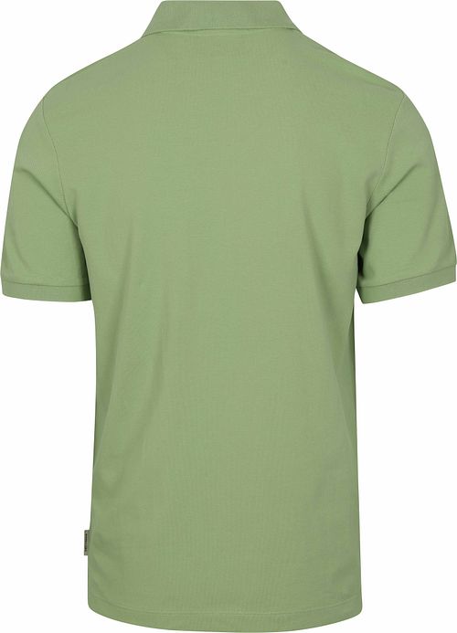 Scotch & Soda Core Piqué Polo Grön Product / Achterkant
