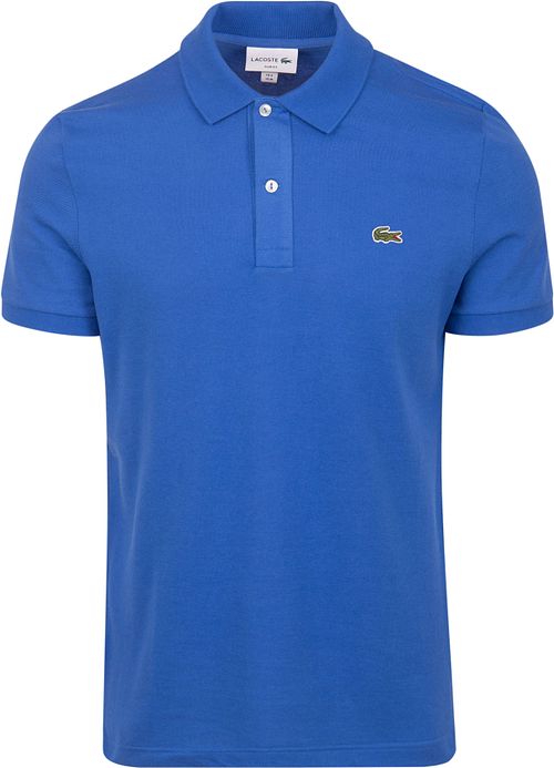 Lacoste piqué-poloshirt, koboltblå Product