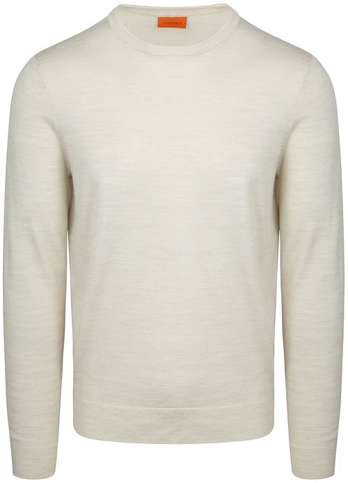 Lækker Merino Pullover i Ecru fra Suitable Product