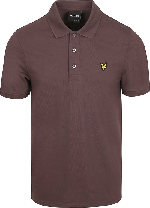 Lyle and Scott Polo i en flot Espresso-farve Product