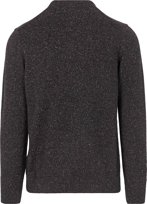 Maglione Barbour in lana d’agnello nero Product / Achterkant