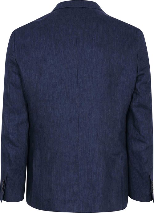 Marynarka lniana Suitable w splocie twill, w kolorze granatowym Product / Achterkant
