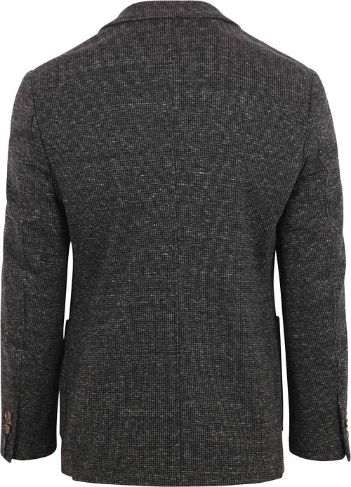 Marynarka Suitable Fame Pied de Poule antracytowa Product / Achterkant