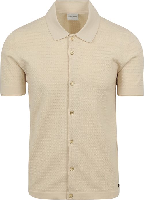 No Excess Shirt Structuur Ecru Product
