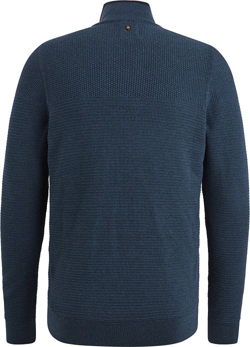 PME Legend Half Zip Trui Mouliné Navy Product / Achterkant