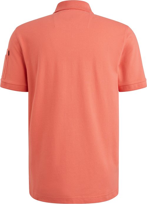 PME Legend Poloshirt Trackway koral Product / Achterkant
