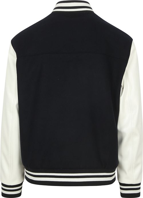 Steppin' Out Varsity Jacket Navy