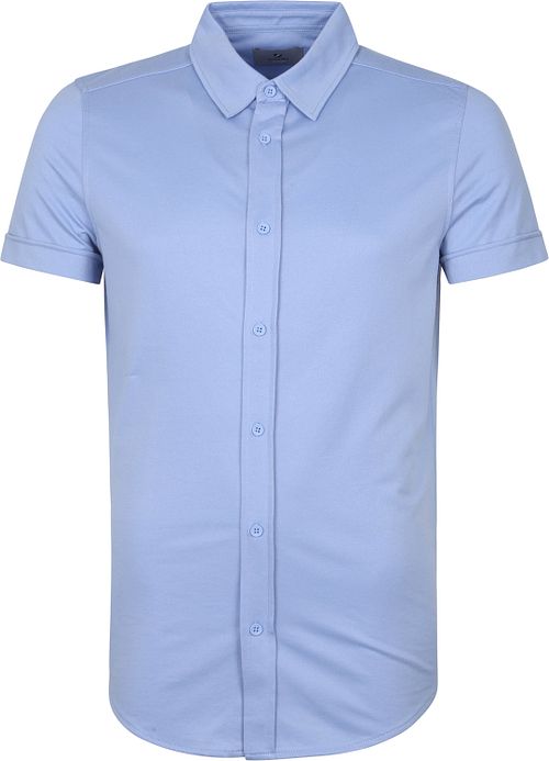 Suitable Prestige Earl Short Sleeve Overhemd Lichtblauw Product