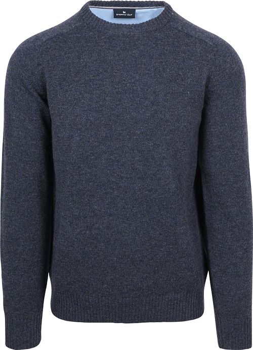 Sweter Steppin' Out z wełny jagnięcej w kolorze granatowym Product