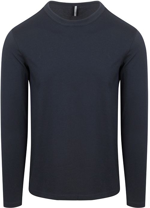 T-Shirt a maniche lunghe Profuomo blu navy Product