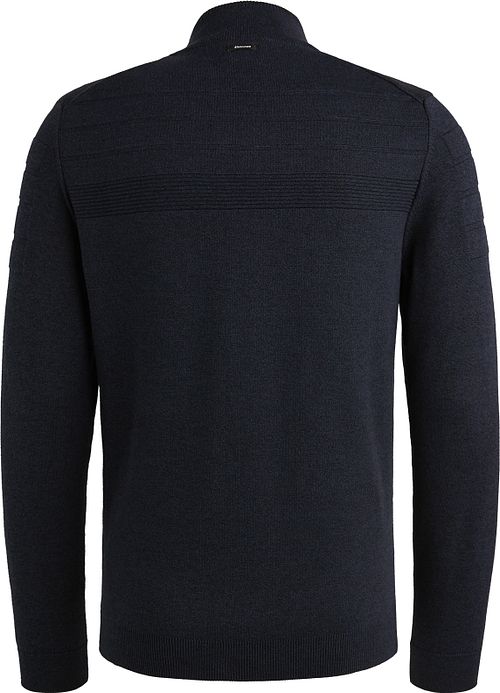 Vanguard Väst Bonded Mouline Navy Product / Achterkant