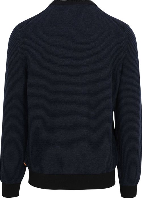 BOSS Pull Aspoki Marine Noir Product / Achterkant