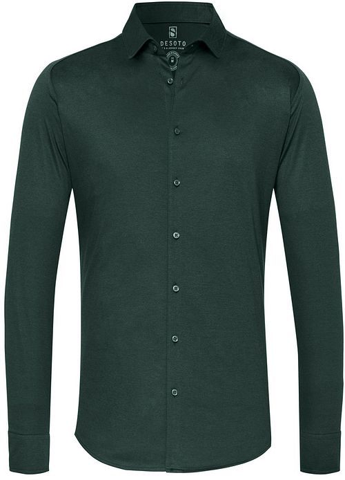 Desoto Hemd Bügelfrei Kent Melange Norfolk Blau Product