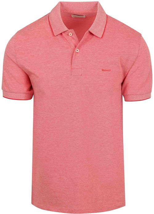 Dwukolorowa koszulka polo GANT w kolorze czerwonym Product