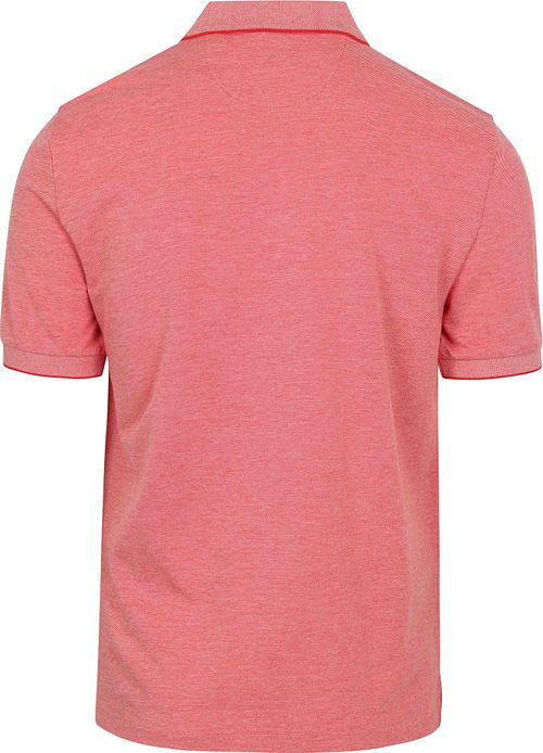 Gant 2Tone Piqué Polo Shirt Red Product / Achterkant