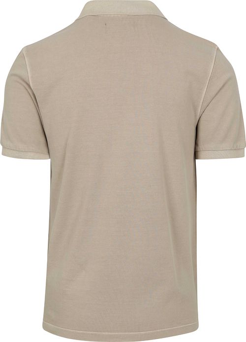 Marc O'Polo Pikétröja Faded Silk Greige Product / Achterkant
