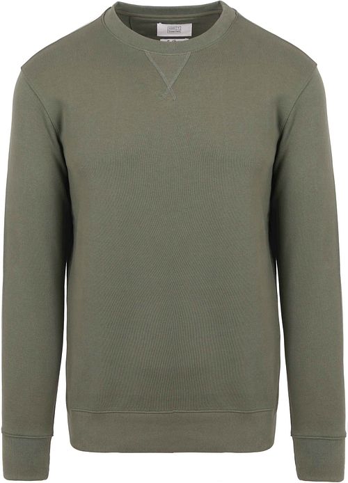 King Essentials The George Sweater Olijfgroen Product