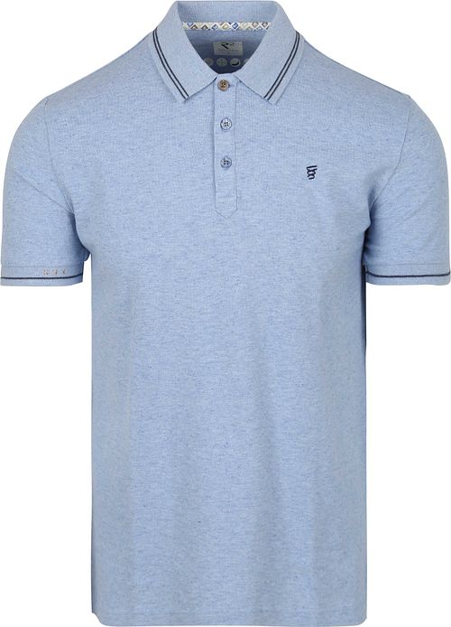 R2 Amsterdam Polo Soft Solid Light Blue Product