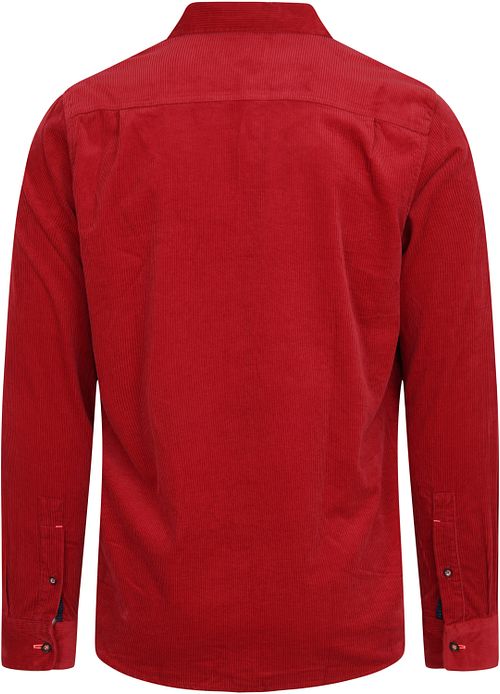 Scotch and Soda Hemd Corduroy Rot Product / Achterkant