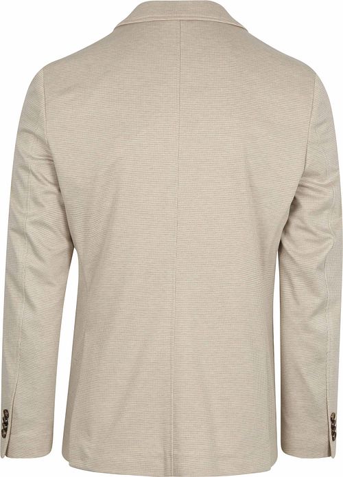 Suitable Blazer med Ansiktstrykk Sand Product / Achterkant