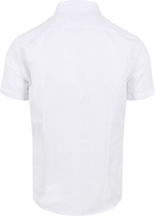 Suitable Short Sleeve Overhemd Wit Product / Achterkant