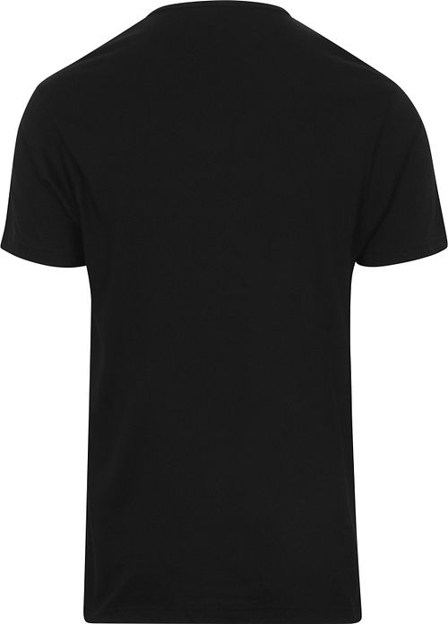 Alan Red T-Shirt con scollo a V Vermont Nero (confezione da 2) Product / Achterkant