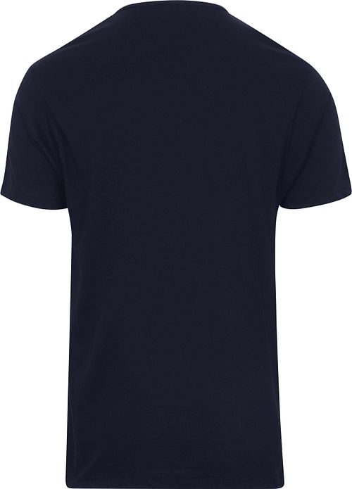 Alan Red Vermont T-shirts V-Ausschnitt Dunkelblau (2Pack) Product / Achterkant