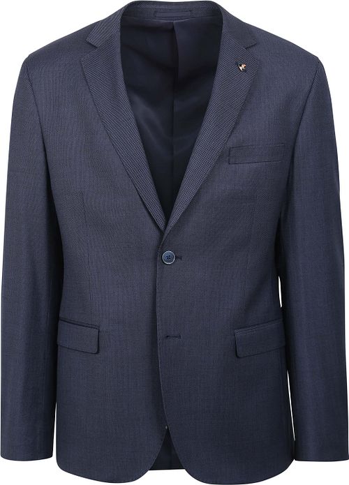 Suitable Abito Lucius Birdseye in lana blu scuro Product