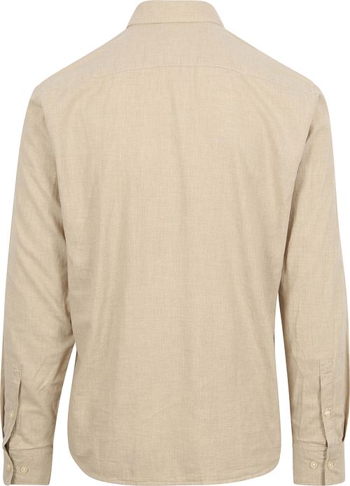 Camicia twill Marc O'Polo beige Product / Achterkant