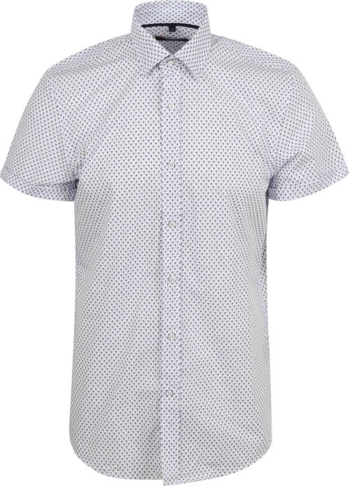 Camisa Suitable de manga corta con estampado azul Product
