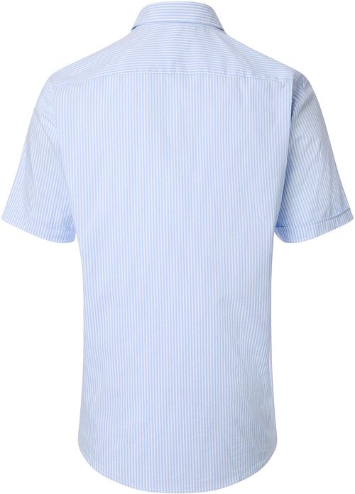 CASAMODA Korte Mouwen Overhemd Strepen Blauw Product / Achterkant