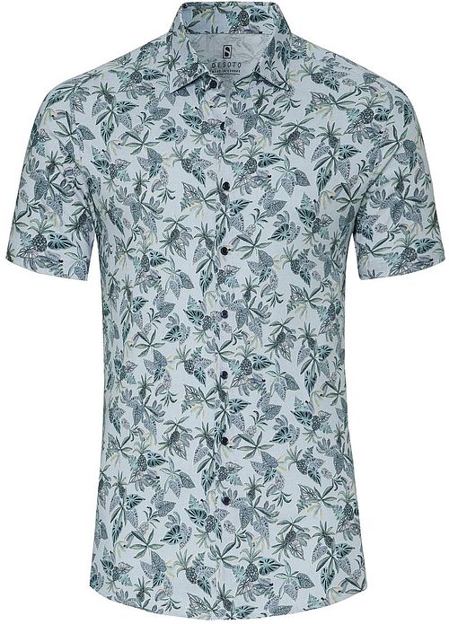 Desoto Short Sleeve Jersey Shirt Print Light Blue Product