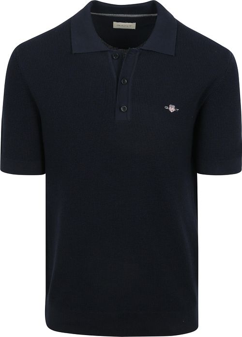Gant Knitted Polo Marine Product