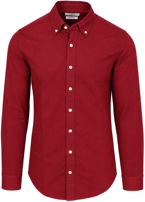 King Essentials The Tommy Skjorte Pomegranate