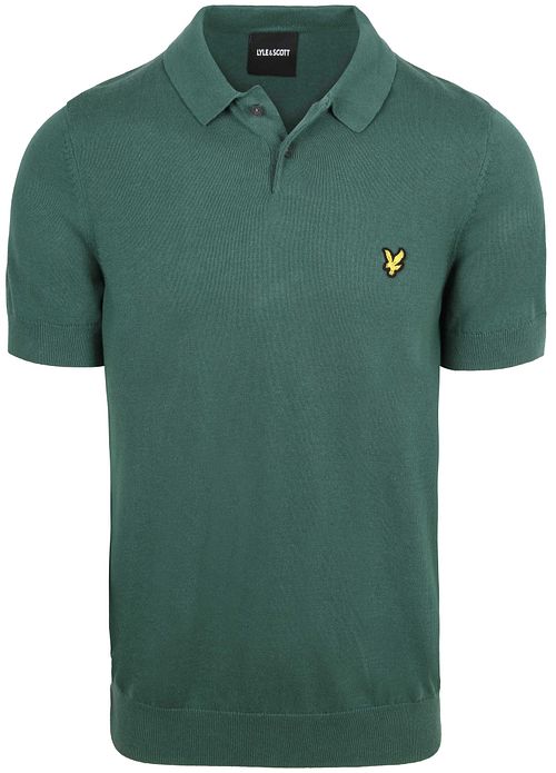 Lyle & Scott Strikket Polo Grøn Product