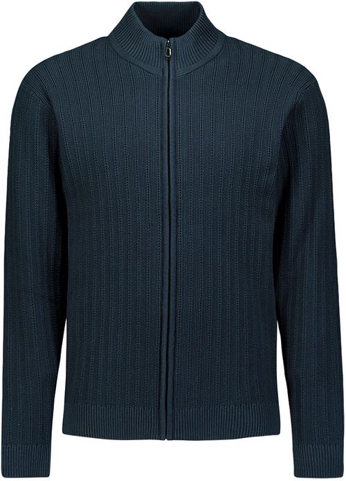 No Excess Cardigan Knitted Structure Navy Product