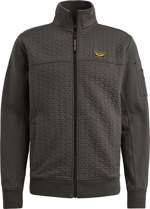 PME Legend Cardigan Interlock Beluga Green Product