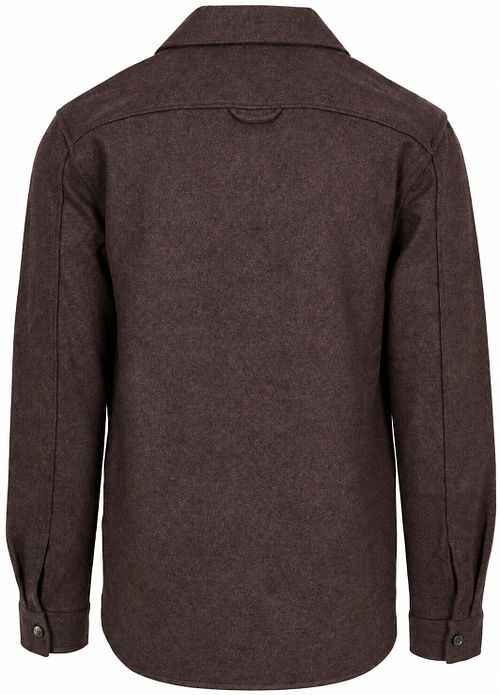 Profuomo Overshirt Button Peached Dark green