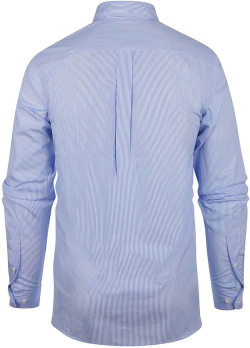 Steppin' Out Hemd Streifen Hellblau Product / Achterkant