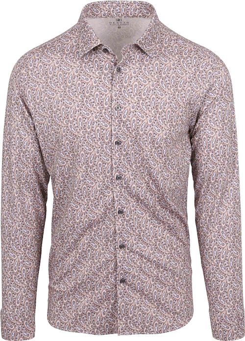 Chemise Desoto Timeless Elegance imprimé paisley beige Product