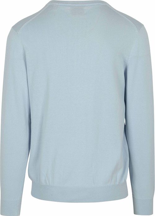Gant Pullover V-Hals Lyseblå Product / Achterkant