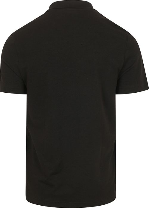 Lacoste Poloshirt Breathable Schwarz Product / Achterkant