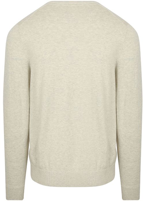 McGregor Genser Merinoull V-hals Off White Product / Achterkant