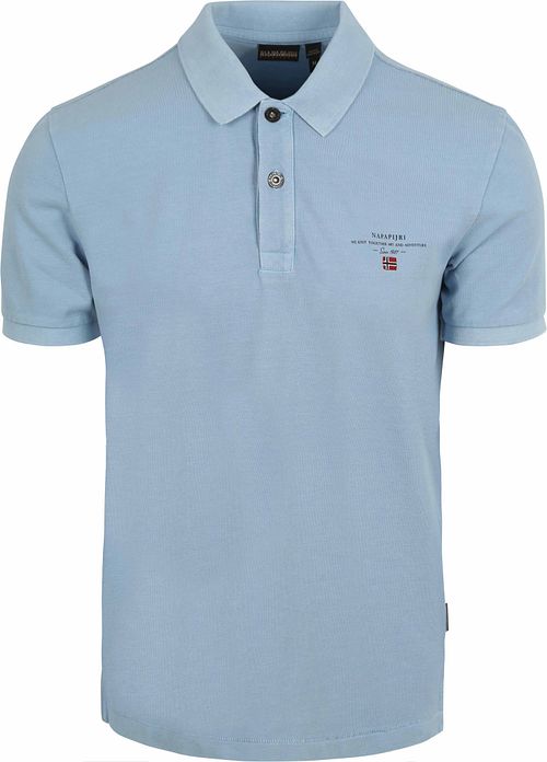 Napapijri Polo Elbas Chambray Blauw Product