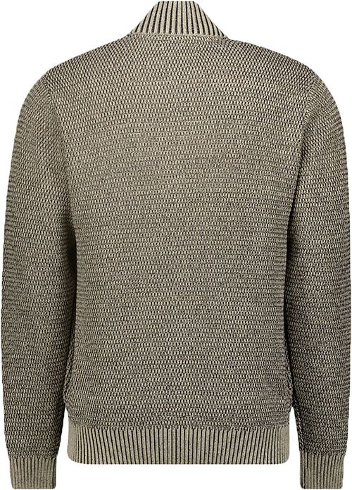 No Excess Strickjacke Zipper Beige Product / Achterkant