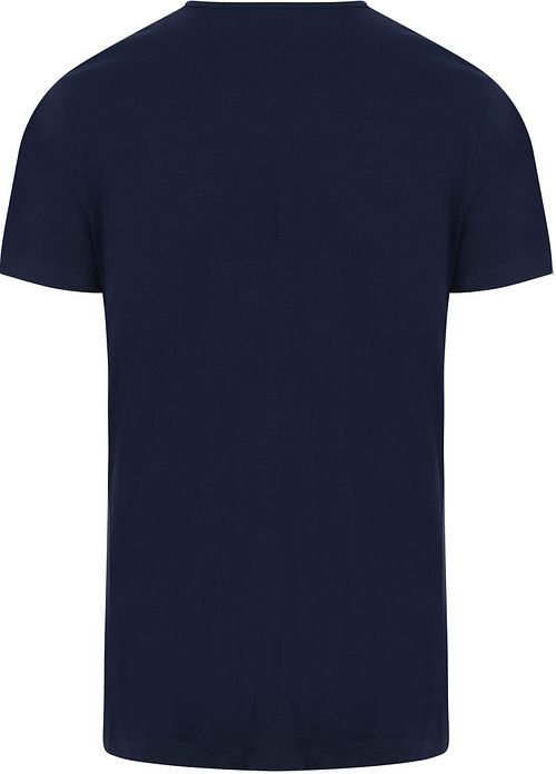 Suitable Ota T-shirt med rund hals navy 2-pak Product / Achterkant