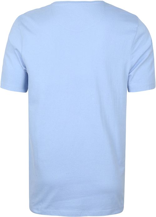 Suitable Respect T-shirt Jim Lichtblauw Product / Achterkant