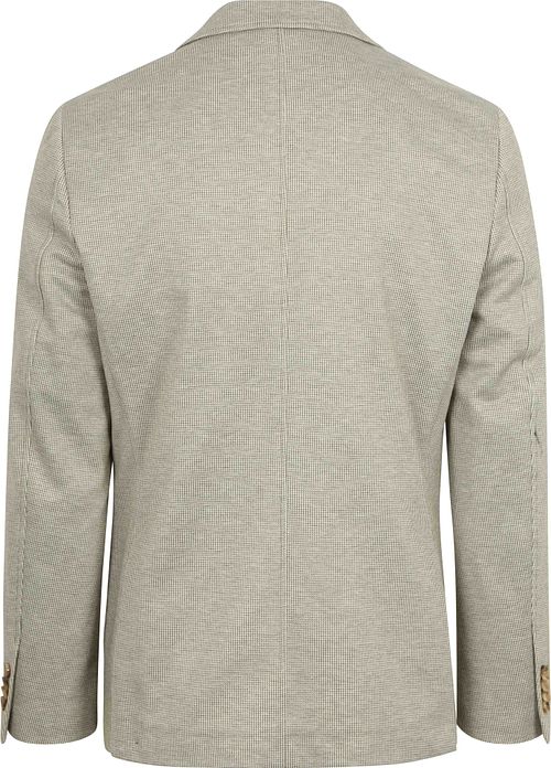 Suitable Blazer Fame Houndstooth Olive Product / Achterkant