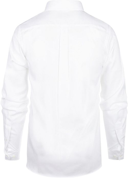 Steppin' Out Hemd Twill Weiß Product / Achterkant