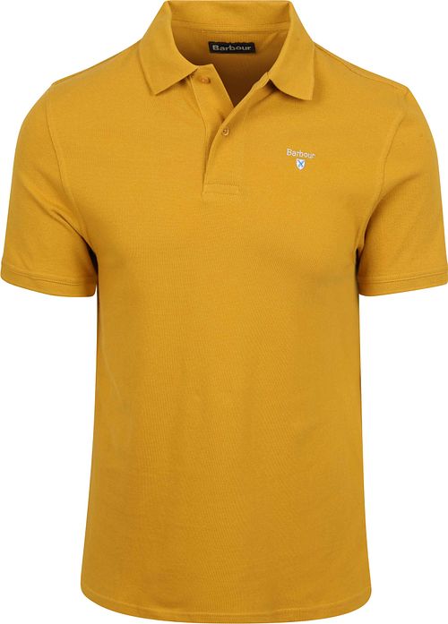 Barbour Pique Polo Ochre Geel Product